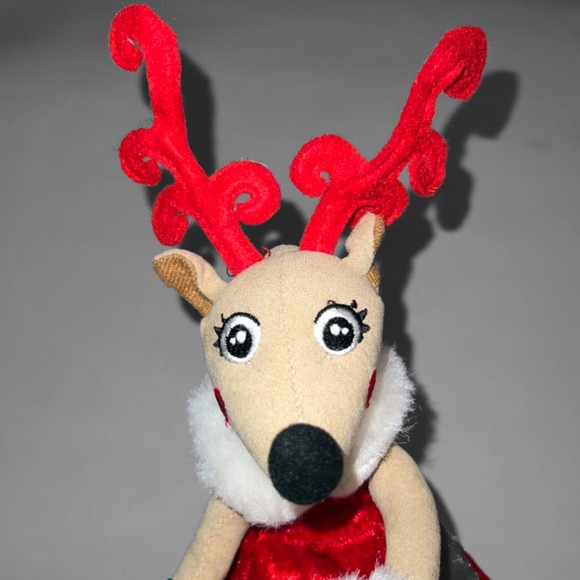 Holiday "Shelf-Sitting" Reindeer Plush - Picture 2 of 11